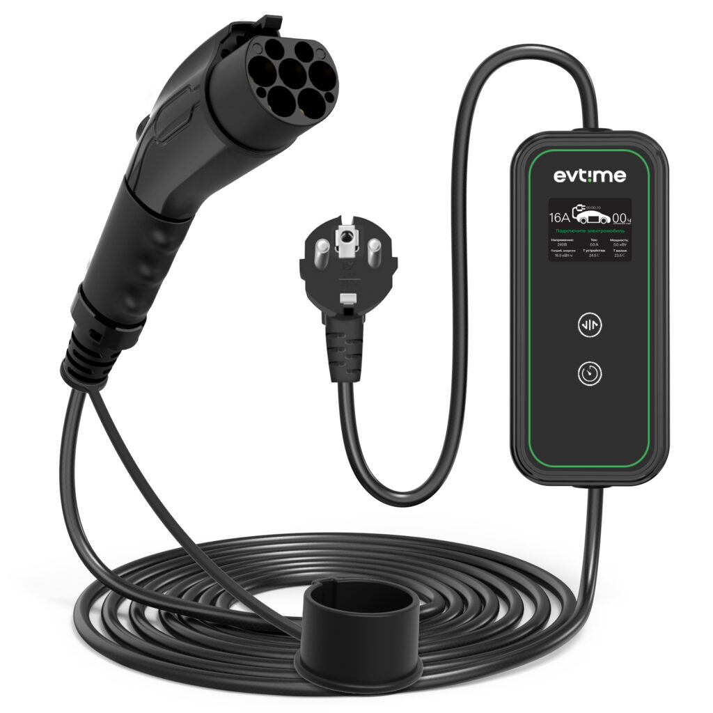 EV-Time Portable 116 GB/T Charging Device, 1 phase, 16A, 3.7 kW