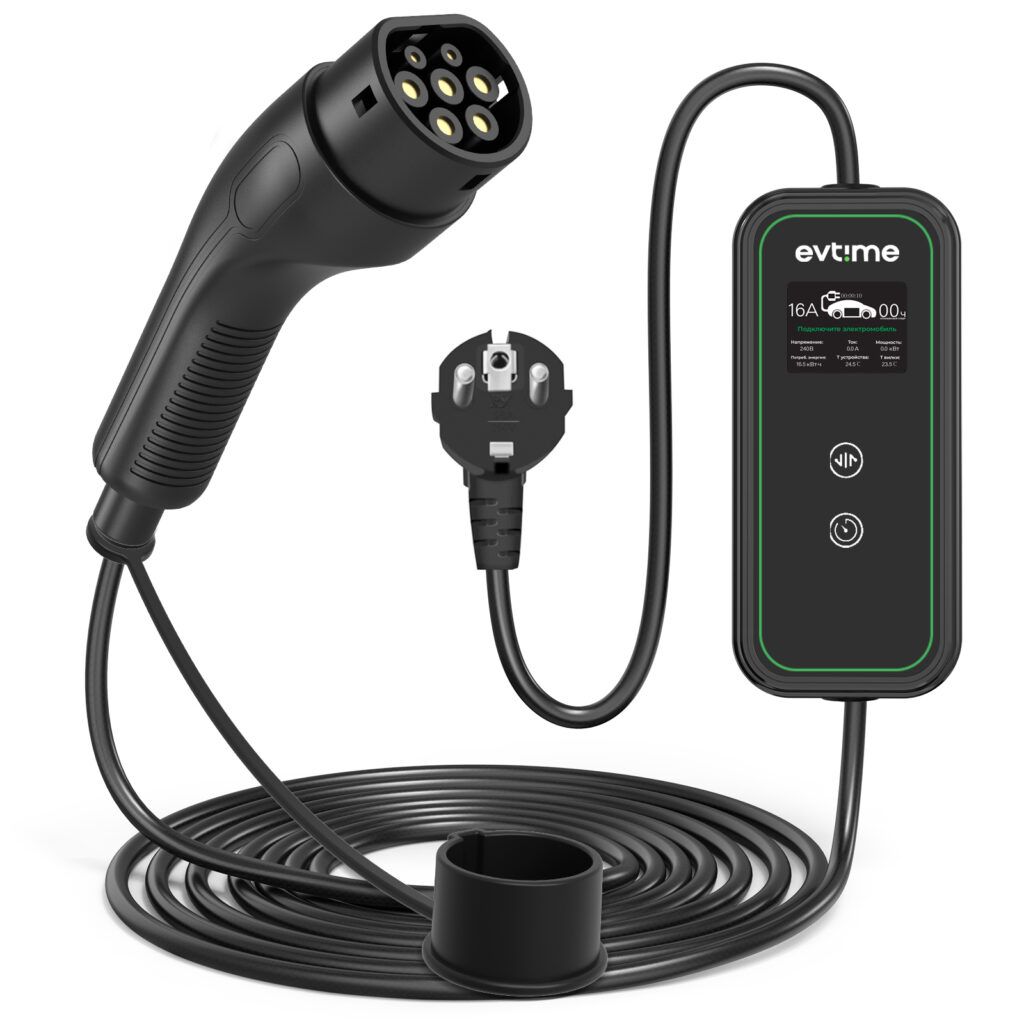EV-Time Portable 116 Type 2 Charging Device, 1 phase, 16A, 3.7 kW