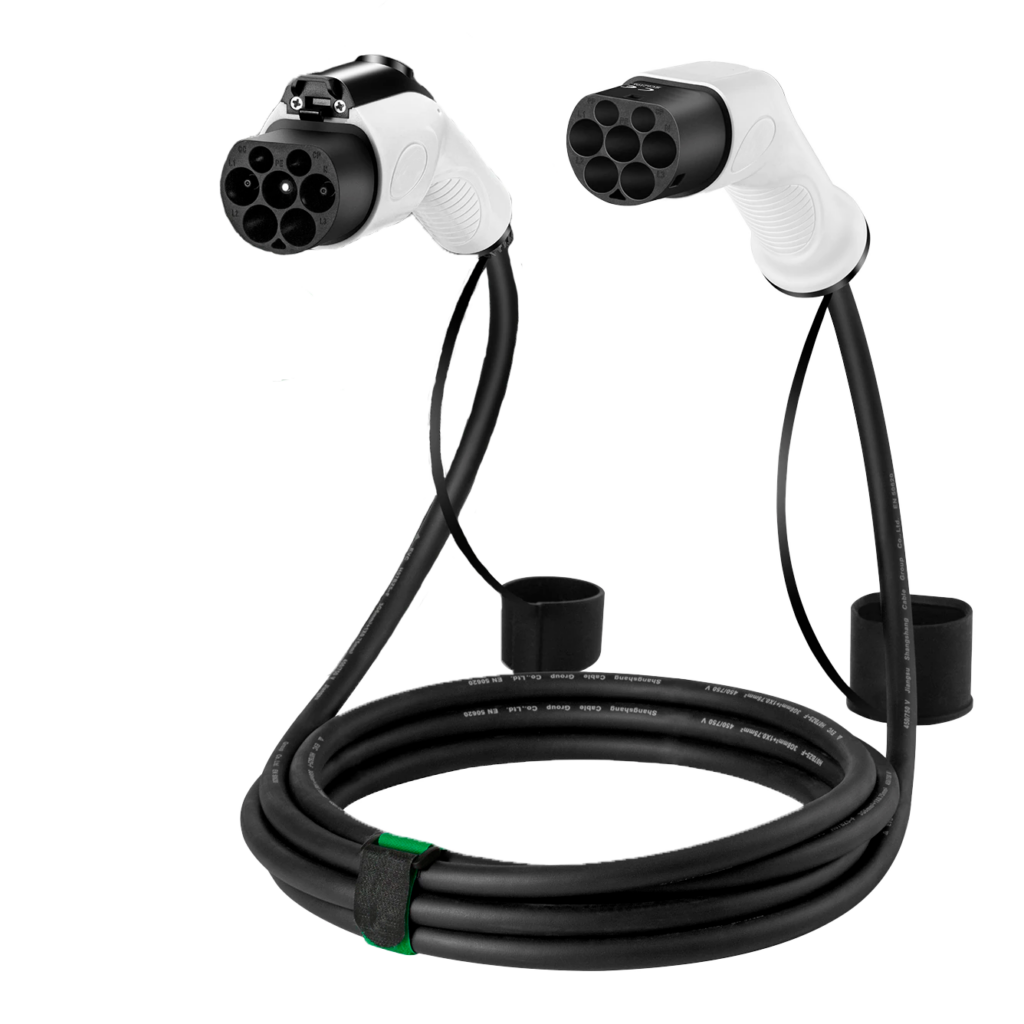 EV-Time Type 2 (Mennekes) – GB/T AC (20234.2) Charging Cable, 1 phase, 32A, 7.4 kW, 5 m.